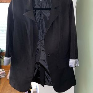 Large Black Blazer